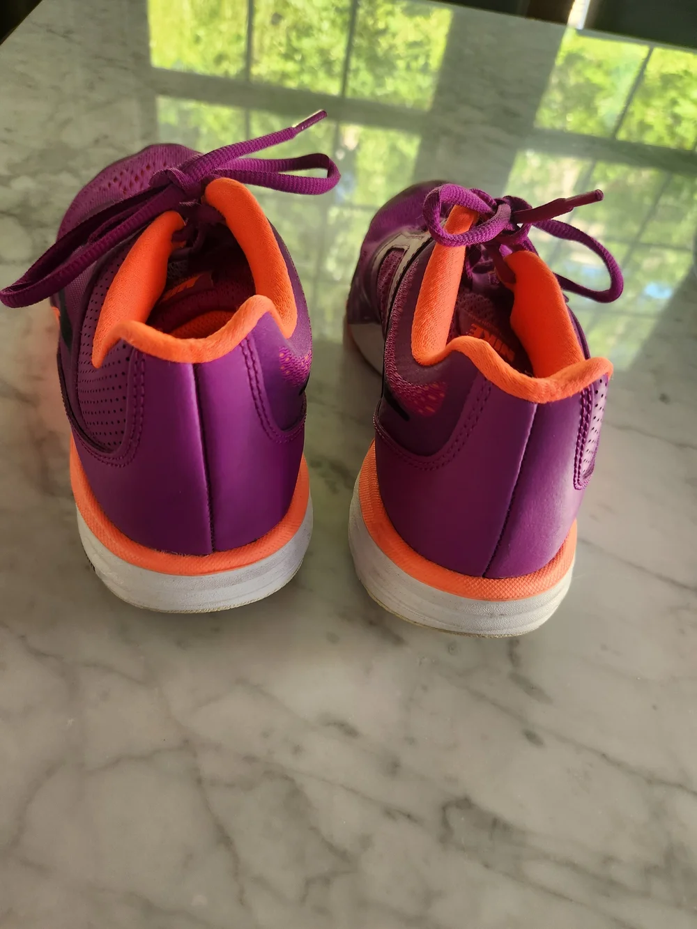Nike Women's Purple & Orange Running Sneakers, BARELY WORN, LIKE NEW.